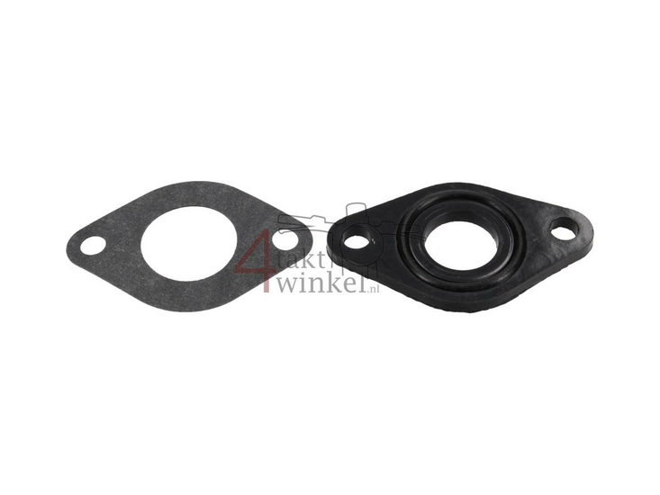 Ansaugkr&uuml;mmerdichtung / Isolator 16mm breiter Flansch inkl.&nbsp;O-Ring