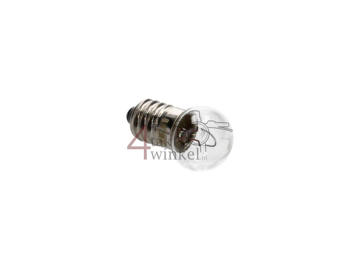 Gl&uuml;hlampe E10 Schraubfassung, 6 Volt, 7,5 Watt