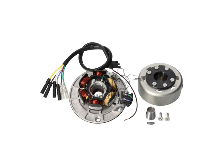 CDI Z&uuml;ndsatz, 6V, Kurbelwelle, leichtes Schwungrad, passend f&uuml;r SS50, CD50, C50, Dax