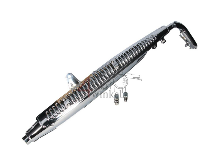 Auspuff Standard, Chrom, passend f&uuml;r CT50, CT70 trial, ST50 Dax
