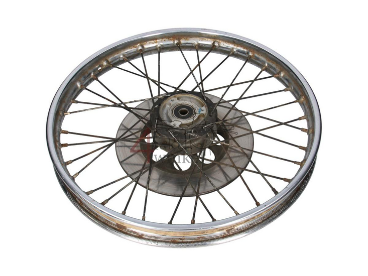 Rad mit Bremsscheibe, CB50j, original Honda, gebrauchtes Produkt
