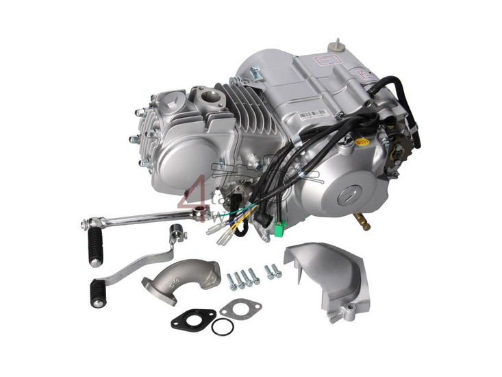 Motor, 125cc, Handkupplung, 4-Gang, Anlasser