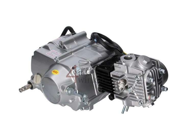 Motor, 50 ccm, manuelle Kupplung, Lifan, 4-Gang, Silber