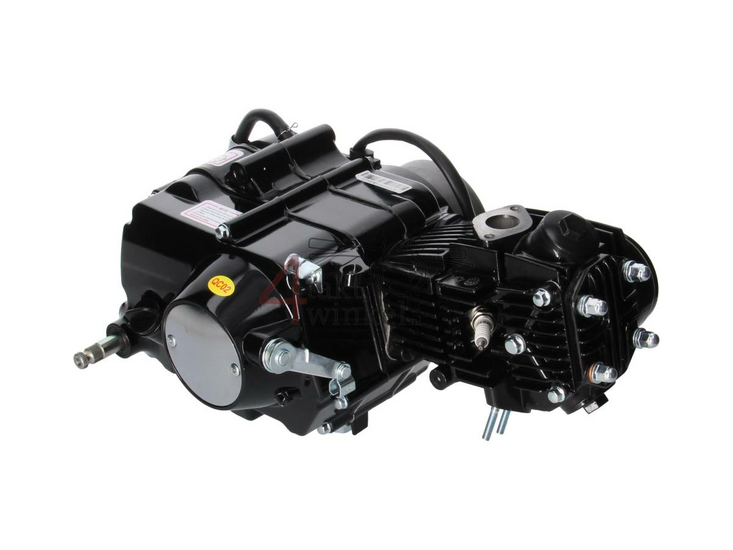 Motor, 50 ccm, manuelle Kupplung, Lifan, 4-Gang, schwarz