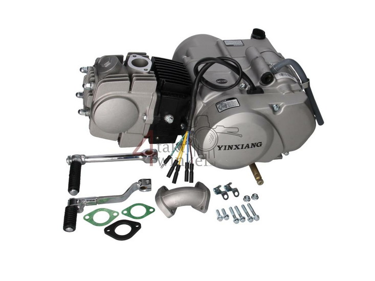 Motor, 125 ccm, Halbautomatische Kupplung, YX, 4-Gang