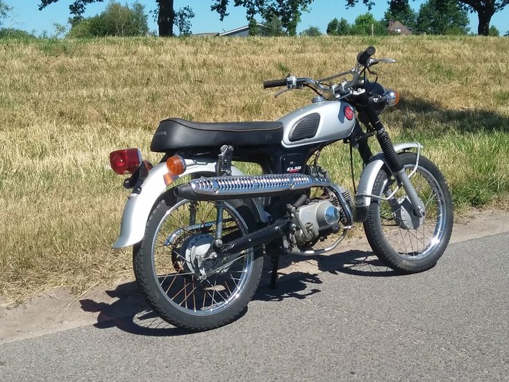 VERKOCHT ! Honda CL50 Japans 19087 km, met kenteken!