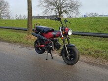 VERKOCHT ! Skyteam, 50cc, Dax, 4680km, rood, EFI