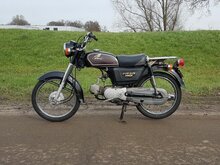 VERKAUFT! Honda CD50 Japanese 22774 km, with papers