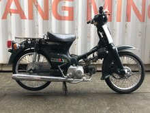 VERKOCHT ! Honda C50 NT Japans, groen, 7456 km