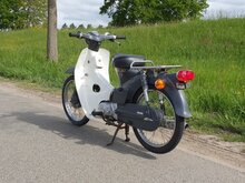 VERKOCHT ! Honda C50 OT Japans, grijs, 2565 km