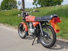 VERKOCHT! Honda CB50J, Oranje, 6250km, met kenteken