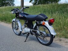 Verkocht! Honda CD50s benly Japans, Zwart, 2338 km