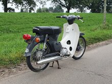 VERKAUFT ! Honda C50 OT Japanese, gray, 5897 km, with papers