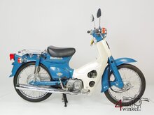 VERKAUFT Honda C50 NT Japans, blue, 4524 km