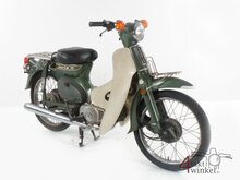 VERKAUFT! Honda C70 K1 Japanese, green, 16999km