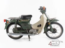 VERKAUFT! Honda C70 K1 Japanese, green, 16999km