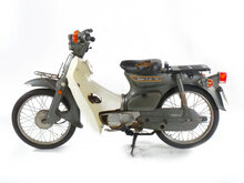 VERKAUFT Honda C70 Japanese, gray, 6785km, with papers!