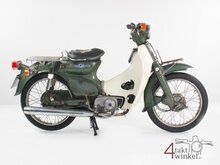 VERKAUFT! Honda C90 K1 Japanese, 51468 km, green, with papers! 