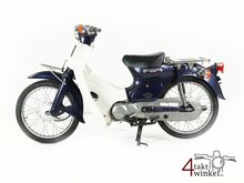 VERKAUFT ! Honda C50, blue, 8419km