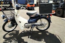 VERKAUFT ! Honda C50 Presscub, metallic blue, 24280km