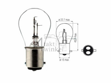 Scheinwerfer Lampe BAX15D, Doppelt, 12 Volt, 25-25 Watt, passend f&uuml;r SS50, CD50