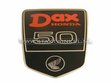 Aufkleber Dax Emblem unter Sitzbank gro&szlig;, DAX 50, original Honda