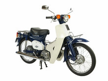 VERKAUFT ! Honda C50 NT, dark blue, 4528km