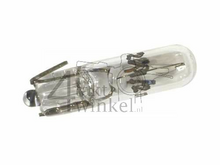 Gl&uuml;hlampe W2, 12 Volt, 1,2 Watt, steckbar