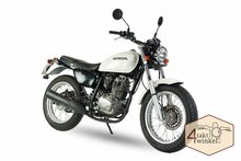 Honda CB223s, Japans, Weiss, 5725km, 2010, mit niederl&auml;ndischem Kennzeichen
