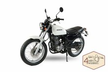 Honda CB223s, Japans, Weiss, 5725km, 2010, mit niederl&auml;ndischem Kennzeichen