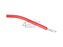 Litze pro Meter 0,75 mm&sup2;, rot