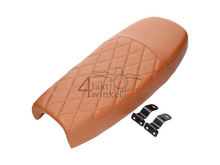 Sitzbank Mash Scrambler, 50cc, 125cc und 250cc Modelle, braun 2-Chance Product