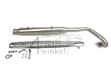 Tuning Auspuff, obenliegend, Trompete, Edelstahl, ST125 Dax, Rahmen-Nr. JB04xxxx