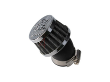 Tuning Luftfilter 35 mm, 45 Grad, Chrom, U-best