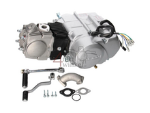 Motor, 107 ccm, manuelle Kupplung, Lifan, 4-Gang, Silber