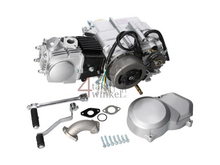 Motor, 85 ccm, manuelle Kupplung, Lifan, 4-Gang, Silber
