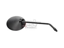 Spiegel Set, Universal, M10-Gewinde, rund, schwarz