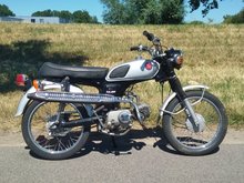 VERKOCHT ! Honda CL50 Japans 19087 km, met kenteken!