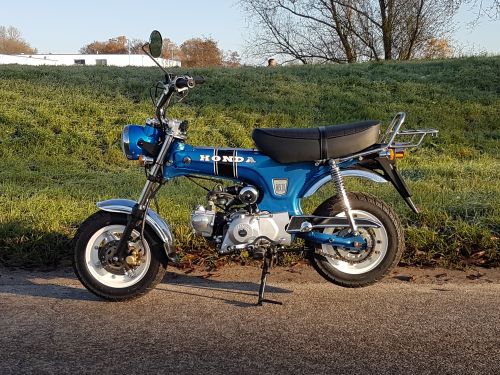 VERKOCHT ! Skyteam, 50cc, Dax, 225km, blauw - 4taktwinkel.nl