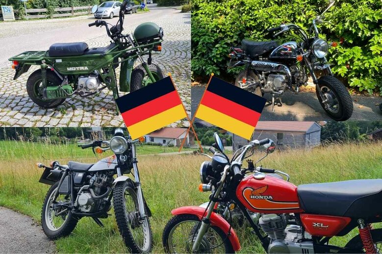 Mopeds und Motorräder nach Deutschland importieren 