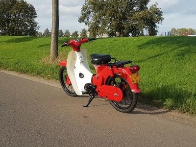 Fully restored! Honda C50 OT Japanese, Red, 3321 km, with papers