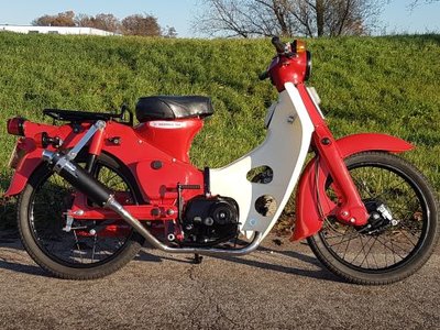 Fully restored! Honda C50 OT Japanese, Red, 3321 km, with papers