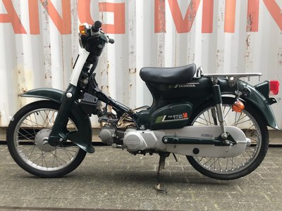 VERKOCHT ! Honda C50 NT Japans, groen, 7456 km