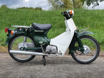 VERKOCHT ! Honda C50 NT Japans, groen, 1586 km