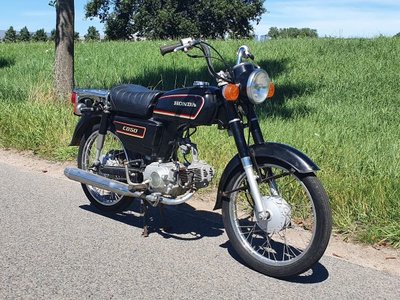 VERKOCHT ! Honda CD50 benly Japans, Zwart, 9018 km