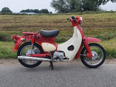 VERKOCHT ! Honda Little cub, Japans, rood, 7986km