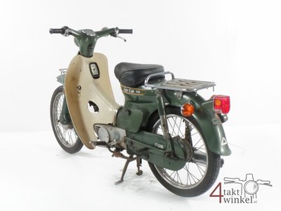 VERKAUFT! Honda C70 K1 Japanese, green, 16999km