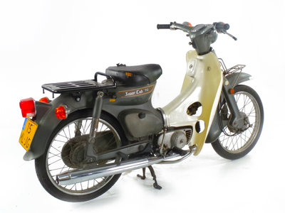 VERKAUFT Honda C70 Japanese, gray, 6785km, with papers!