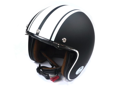 Helm MT, Le Mans Speed, Matt schwarz / weiß, Größen S bis XL