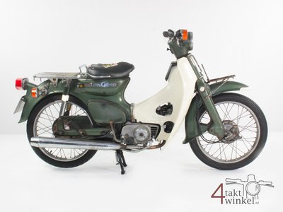 VERKAUFT! Honda C90 K1 Japanese, 51468 km, green, with papers! 